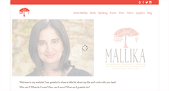 Desktop Screenshot of mallikachopra.com